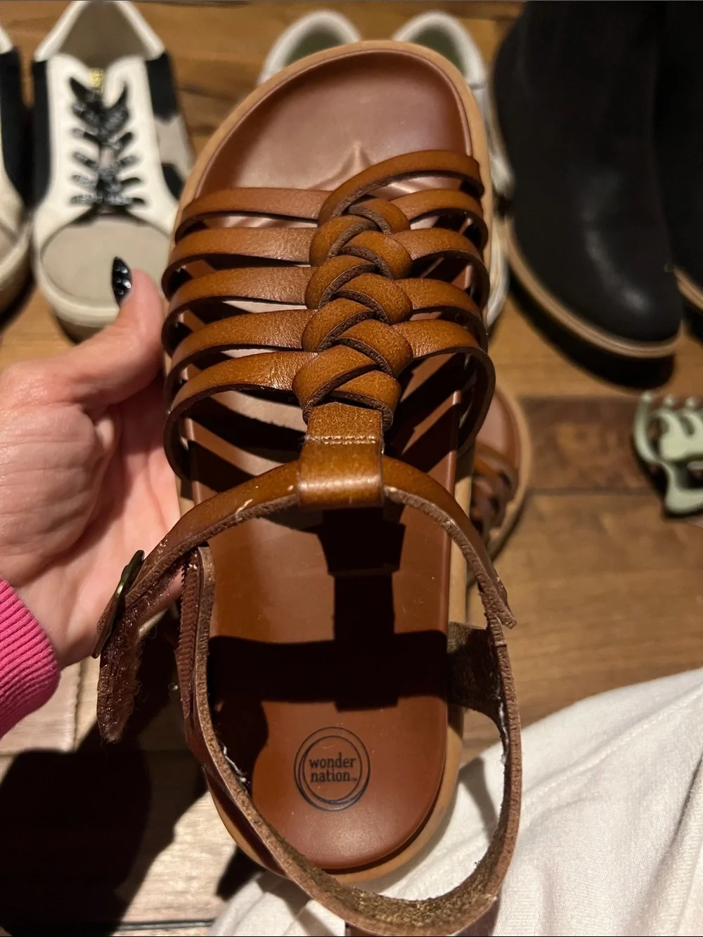 Girl’s Brown Strappy Gladiator Sandal